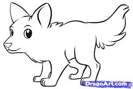 Easy Wolf Drawings In Pencil How To Draw A Simple Wolf Step 6 Cute Wolf Drawings Wolf Drawing Easy Drawings