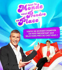 Tout le monde veut prendre sa place, parfois abrégé tlmvpsp, est un jeu télévisé français, diffusé de façon quotidienne à midi, sur france 2, depuis le 3 juillet 2006. Saint Brieuc Jeu Tv Selections Pour Tout Le Monde Veut Prendre Sa Place Le 10 Juillet A Plerin Le Telegramme