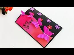Visit to my other chan. Handmade Butterfly Birthday Card Birthday Card Idea Youtube Butterfly Birthday Cards Birthday Cards Handmade Birthday Cards