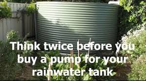 The pump relies on system pressure to start and stop. Think Twice Before You Buy A Pump For Your Rainwater Tank See Also Unpowered Irrigation Controller Youtube
