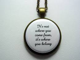 Adoption Foster Care Necklace It S Not Where You Come From Etsy Foster Care Quotes Adoption Quotes Adoption Day