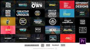 Maybe you would like to learn more about one of these? Title Animations For Premiere Pro By Tunaxu Videohive