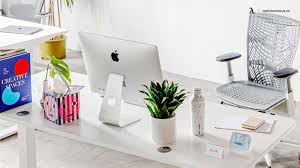 Get your desk gear below: Macbook Desk Setup A Complete Guide For Apple Lovers