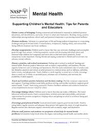 As we cannot derive exact conclusion from mere face values. Supporting Children S Mental Health Tips For Parents And Educators