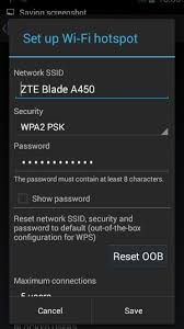 Use this list of zte default usernames, passwords and ip addresses to access your zte router after a reset. Use Phone As Modem Zte Blade A450 Android 4 4 Device Guides