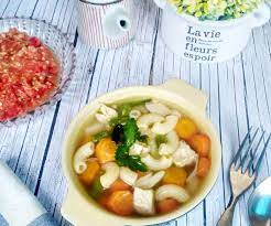 Cara Membuat Sup Ayam Makaroni Menu Masakan Lezat Untuk Sarapan Iniresep Com Resep Sup Ayam Resep Sup Ayam Masakan