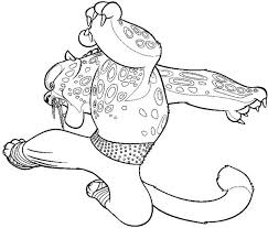 Tai Lung The Bad Snow Leopard Of Kung Fu Panda Coloring Page Kids Play Color In 2020 Panda Coloring Pages Kung Fu Panda Coloring Pages