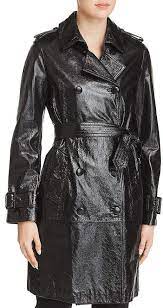 Elie Tahari Natania Leather Trench Coat Women Bloomingdale S Leather Trench Coat Woman Trench Coats Women Leather Trench Coat