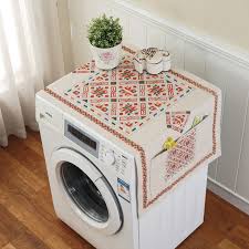 Shop washers & dryers and more at the home depot. Washing Machine Top Cover Front Load 2pcs Anti Slip Washer And Dryer Top Covers With 6 Storage Bags Fridge Dust Cover Tools Home Improvement Appliances Snowrobin Jp