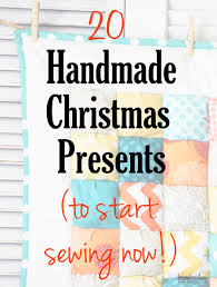 Easy step by step tutorials. 20 Handmade Christmas Gifts To Sew Now