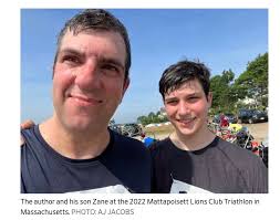 I wrote an article for the WSJ about being a complete and total loser! And  how my son Zane is not a loser. It's about how I came in 121st out of