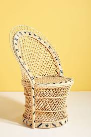 Barrel Backed Woven Dining Chair Dining Chairs Chair Wicker Chairs