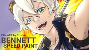 More images for bennett fan installation » Speedpaint Genshin Impact Bennett Fan Art Youtube