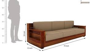 Buy Marriott 3 Seater Wooden Sofa Honey Finish Online In India Wooden Street Wooden Sofa Wooden Sofa Set Designs Wooden Sofa Designs