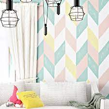 You can make statements, you. 2019 New Cartoon Colorful Geometric Wallpaper For Kids Room Decor Nordic Living Walls Wallpapers Mural Papier Peint Enfant Ez209 Wallpapers Aliexpress