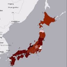 Japan map and satellite image. Cholera And The Environment In Nineteenth Century Japan Cross Currents