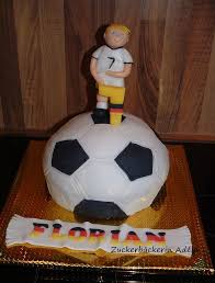 Birthday cake ideas for 7 year old boys. Football Cake For A 7 Years Old German Boy Cake By Cakesdecor