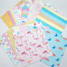 To attach the flowers use dry adhesive dots. 32 Sheets Patterned Scrapbook Paper Pads Arts And Crafts Handmade Card Making Origami Decorative Marble New Design Vellum Paper Buy At The Price Of 5 58 In Aliexpress Com Imall Com