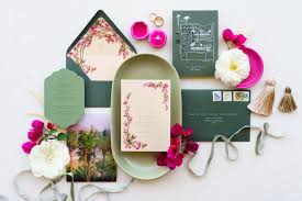 Kira and Thomas Custom Wedding Invitation SAMPLE: Modern Floral Desert  Tropical Wedding Invitation Suite