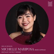 ANNOUNCING THE WINNERS OF THE KENTUCKY DISTRICT✨ Emma Marhefka, Soprano  Michelle Mariposa, Mezzo-Soprano Lea Nayak, Soprano ENCOURAGEMENT AWARDS:  Cecilia Fornuto, Soprano Harrison Hancock, Baritone Kolby Kendrick,  Bass-Baritone Sarah Rosales, Soprano ...