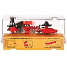 Freud 3 Piece Premier Adjustable Cabinet Bit Set 97 260 Find Out More About The Great Product At The Router Bit Set Router Bits Cabinet Door Router Bits