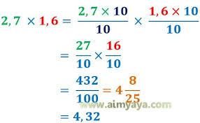 Kalian sudah pernah belajar perkalian dan pembagian pecahan desimal di kelas 5 sd. Perkalian Pecahan
