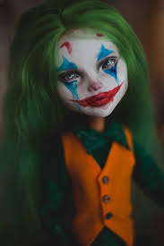 monster high ooak artdoll joker dc comics kukly igrushki raboty