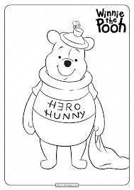 Pintables, coloring sheets, photos, free coloring books and printable pictures. Printable Winnie The Pooh Halloween Coloring Page