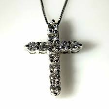 Pave ghsi diamond cross pendant. Diamond Cross Pendant Robert And Gabriel Jewelers