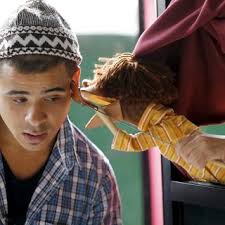 Walking towards the refugee camp in Kenya. Drawing by Aden Ahmed Mohid,... 