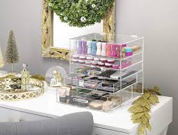 Use them as individual storage trays or stack. Best Makeup And Jewelry Organizers To Clean Up Your Vanity Popsugar Home