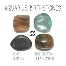 Aquarius January 20 February 18 Birthstone Crystal Kit 4 Etsy Aquarius Birthstones Crystals