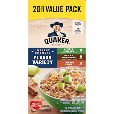 Quaker cinnamon and spice oatmeal. Buy Quaker Instant Oatmeal Flavor Variety Value Pack 20 Packets 8 Apples Cinnamon 8 Maple Brown Sugar 4 Cinnamon Spice Online In Tunisia 45612375