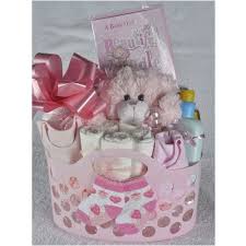 Newborn Baby Hamper Pink The Big Card Company Http Www Amazon Co Uk Dp B00o9djvxg Ref Cm Sw R Pi Dp Xqhvb0vtbvp Baby Hamper Baby Gift Basket Newborn Gifts