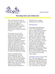 And that means you've go. What S Your Parenting Style What S Your Parenting Style Pdf Pdf4pro