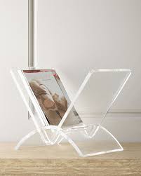 Acrylic Lucite Magazine Rack Acrylic Furniture Magazine Rack Stylish Flooring