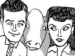 Any fans of Christmas in Connecticut (1945)? Dennis Morgan and Barbara  Stanwyck. Plus Macushla the cow. Hunka dunka!