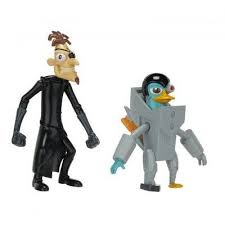 Disney Phineas And Ferb Across The 2nd Dimension Platyborg And Dr Heinz Doofenshmirtz Action Figure 2 P Phineas And Ferb Action Figures Disney Original Movies