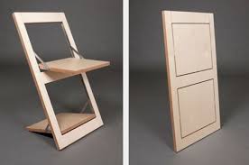 Super Simple Flat Pack Idea To Reinvent The Folding Chair Flat Pack Furniture Folding Furniture Foldable Furniture