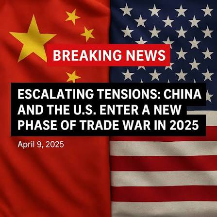 Escalating Tensions: China and the U.S. Enter a New Phase of Trade Warfare  in 2025 | Art