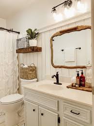 Farmhouse Bathroom Revamp In 2020 Old Bathrooms Cottage Bathroom Bathroom Refresh