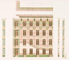 作品紹介】オットー・ヴァーグナー《マジョリカ・ハウスの陶器製ファサード》 - ウィーン・モダン クリムト、シーレ 世紀末への道