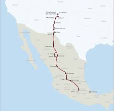 El Camino Real De Tierra Adentro Historic Map Map Historical Sites Types Of Maps