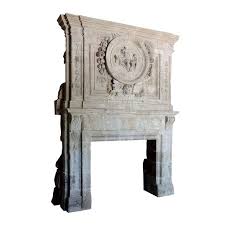 French Louis Xiv Period Limestone Fireplace 17th Century From A Unique Collection Of Antique And Modern Antique French Furniture Vintage Fireplace Antiques