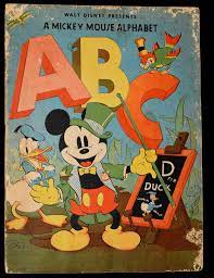 Put the alphabet in the correct abc order by clicking and dragging the letters. Walt Disney A Mickey Mouse Alphabet Book Abc 1938 276806 Ebay