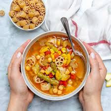 Serve hot with a dollop of plain yogurt. Easy Homemade Vegetable Soup Recipe Healthy Fitness Meals
