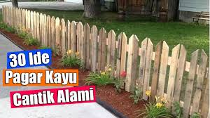 Kelebihan dan kekurangan berbagai material pagar rumah. 30 Ide Pagar Kayu Minimalis Rumah Terkesan Natural Youtube