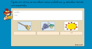 Recursos y material para educacion inicial. Actividades Interactivas De Lectura Y Escritura Educacion Primaria