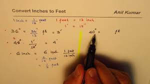 Or use utilized converter page with the. How To Convert Inch To Feet Youtube
