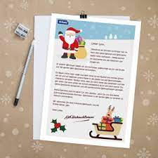 Einfach kinderwunschzettel per brief zum weihnachtsmann schicken und eine persönliche antwort erhalten. Brief Vom Weihnachtsmann Stikets